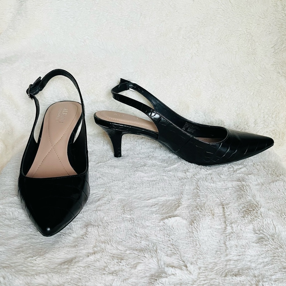 Alfani Black 2” Slingback Pumps 8M